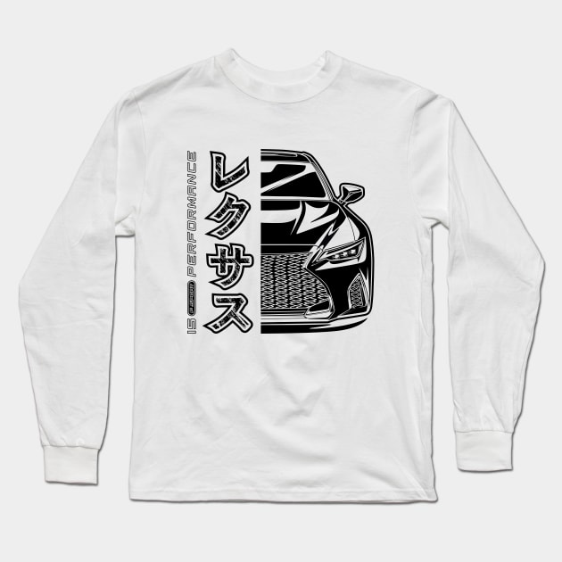 IS F Sport Performance - Black Print Long Sleeve T-Shirt by WINdesign